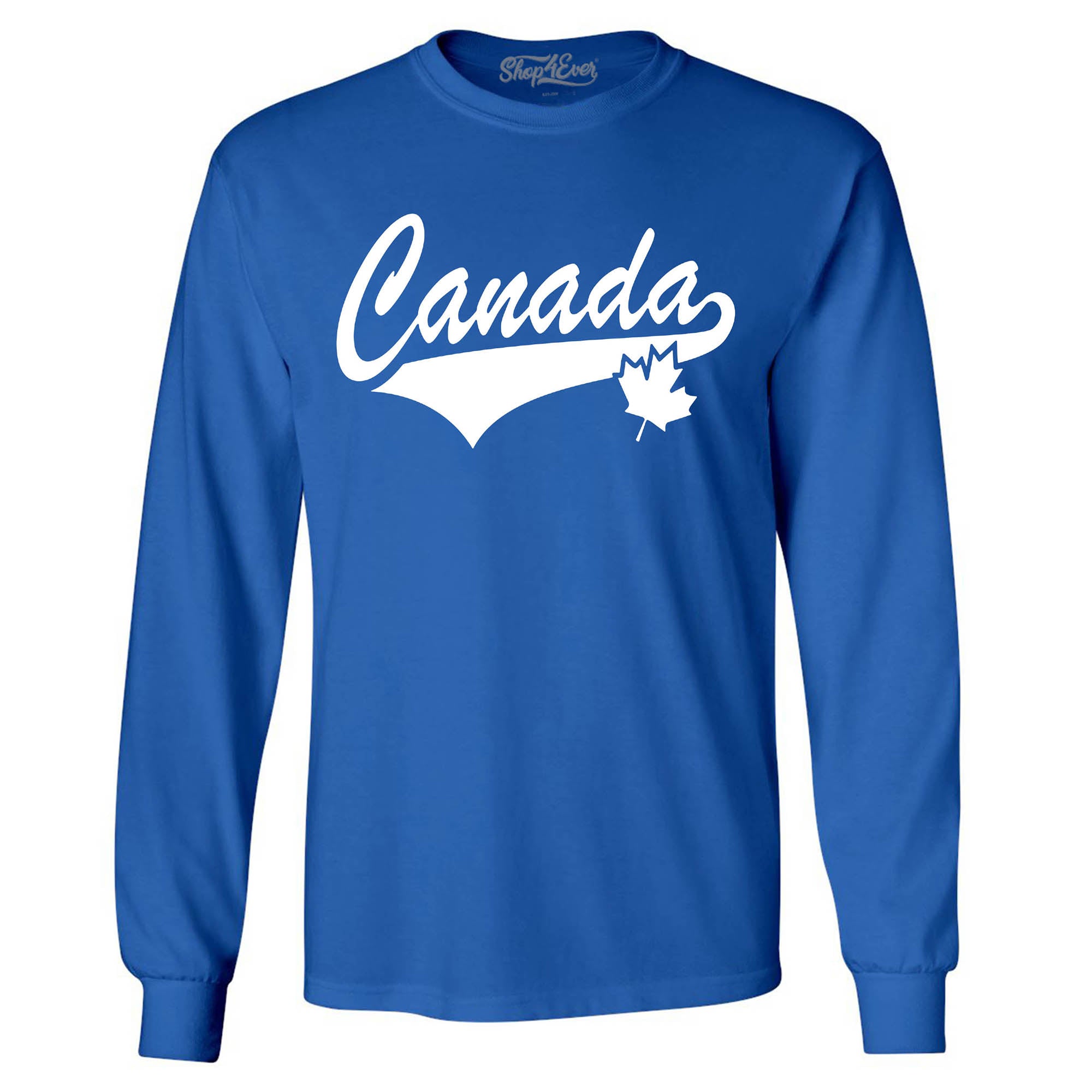 Canada White Men's Long Sleeve Shirt