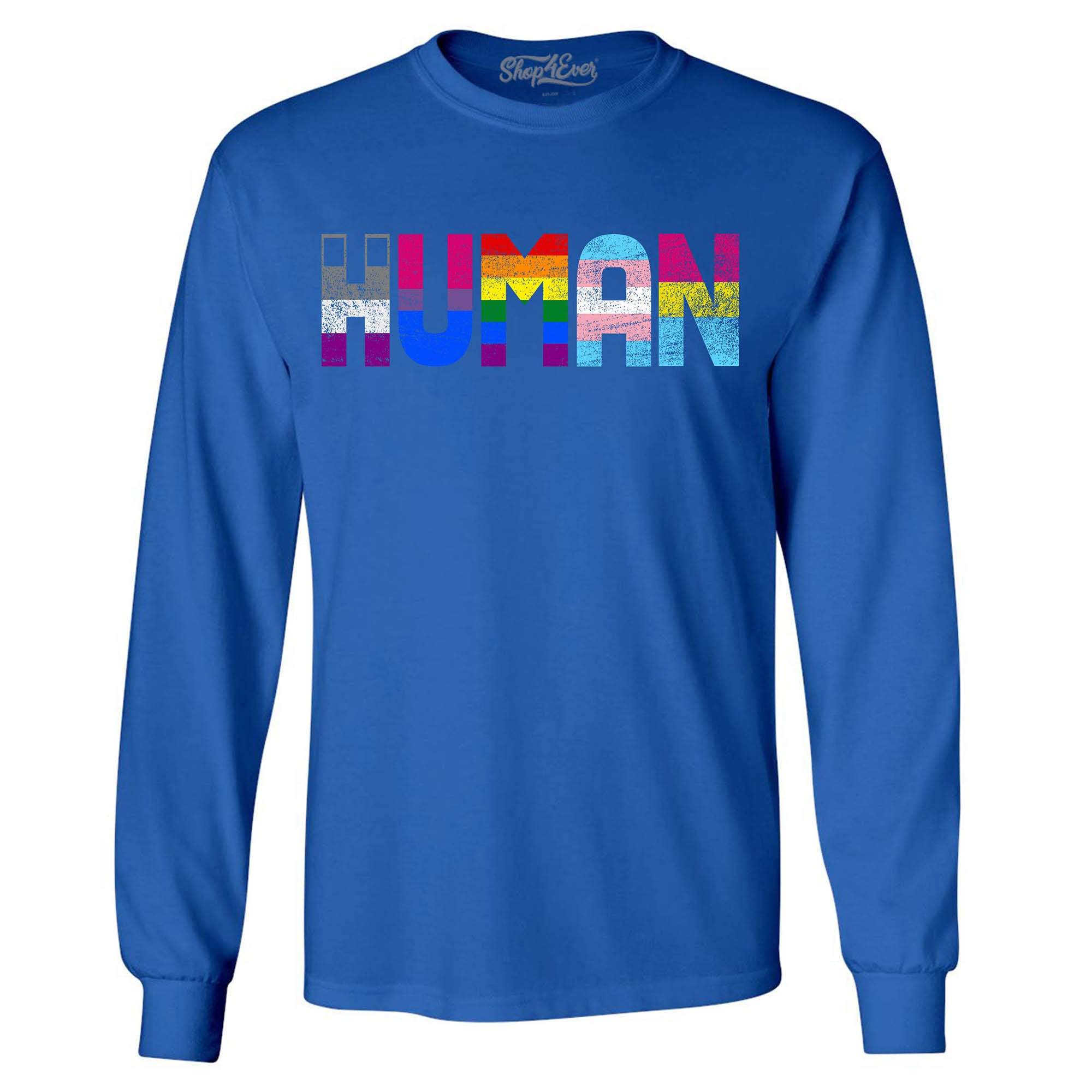 Human Pride Flags Long Sleeve Shirt