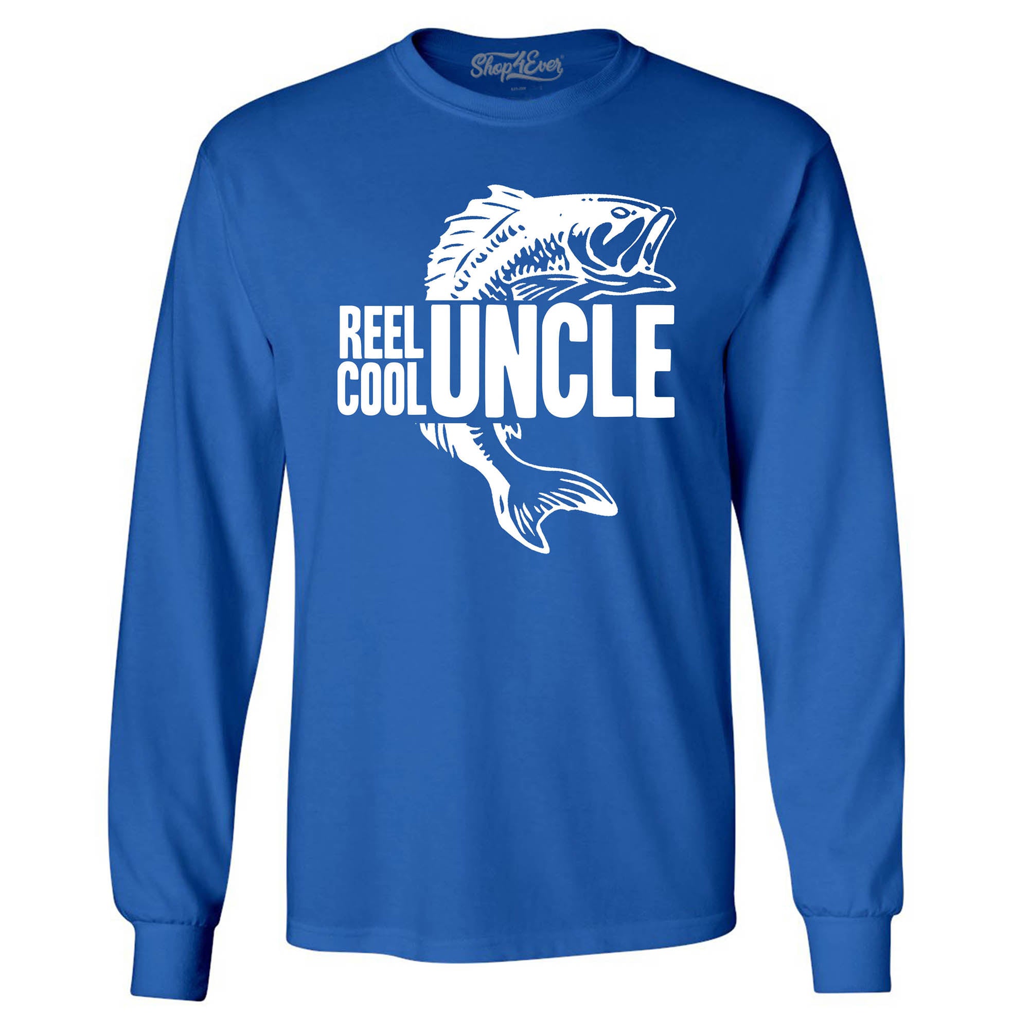 Reel Cool Uncle Fishing Lake Long Sleeve Shirt