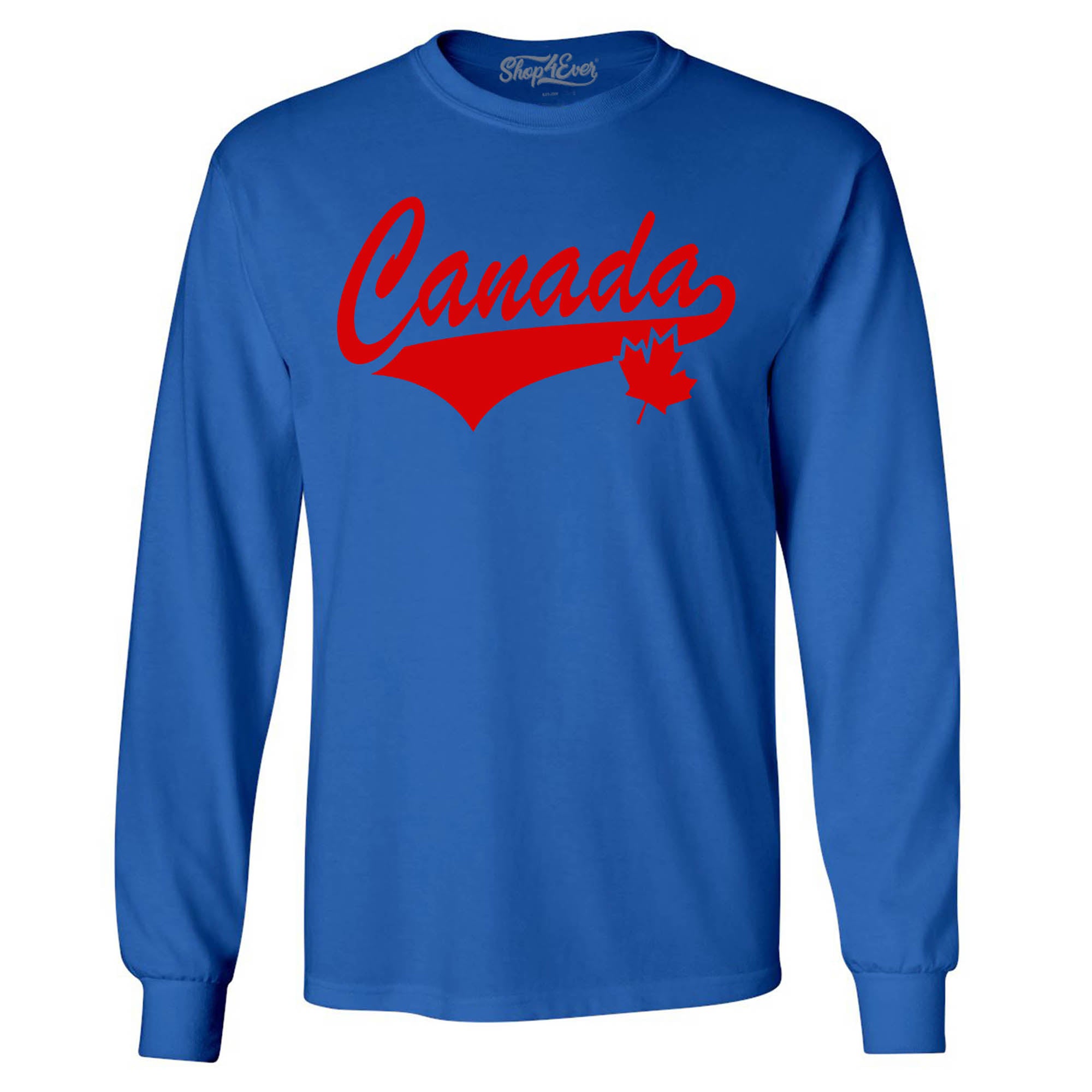 Canada Red Men's Long Sleeve Shirt