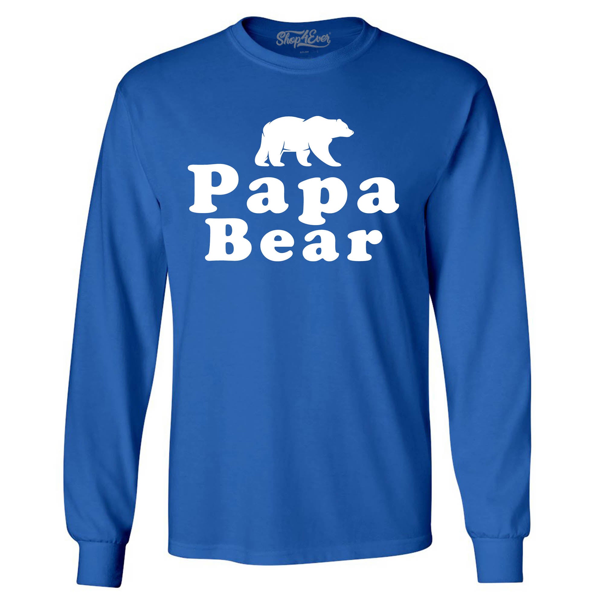 Papa Bear Long Sleeve Shirt Couples Shirts