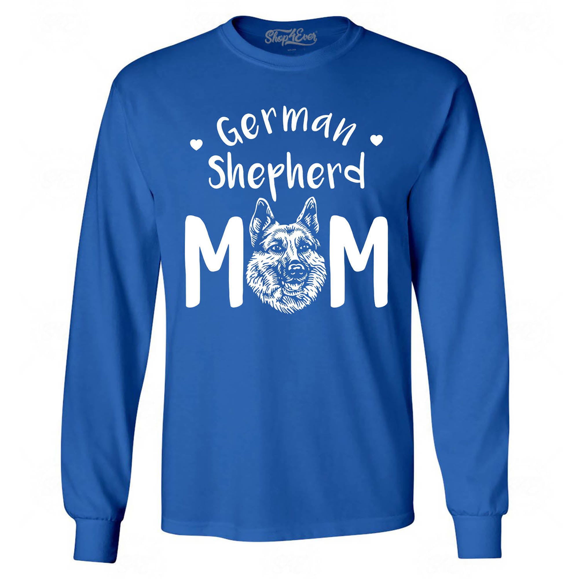 German Shepherd Mom Long Sleeve Shirt