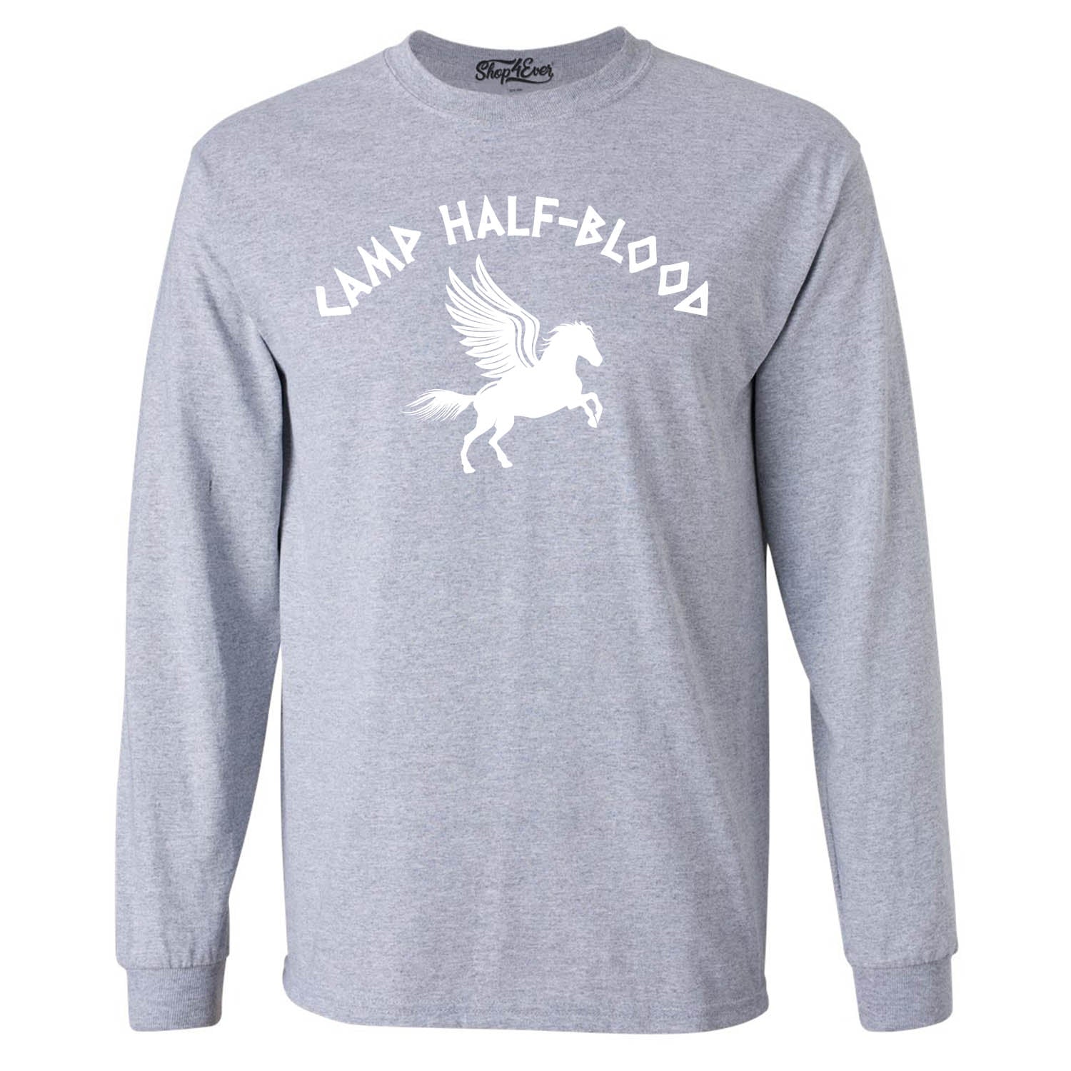 Camp Half Blood White Long Sleeve Shirt Demigod Tee