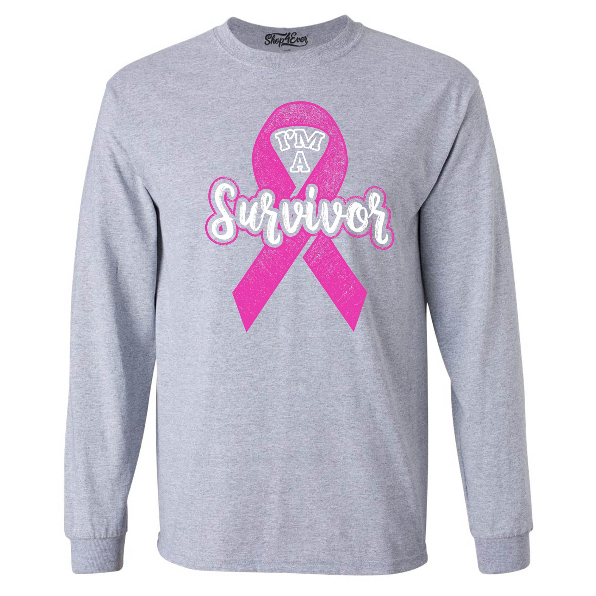 I'm A Survivor Breast Cancer Awareness Long Sleeve Shirt