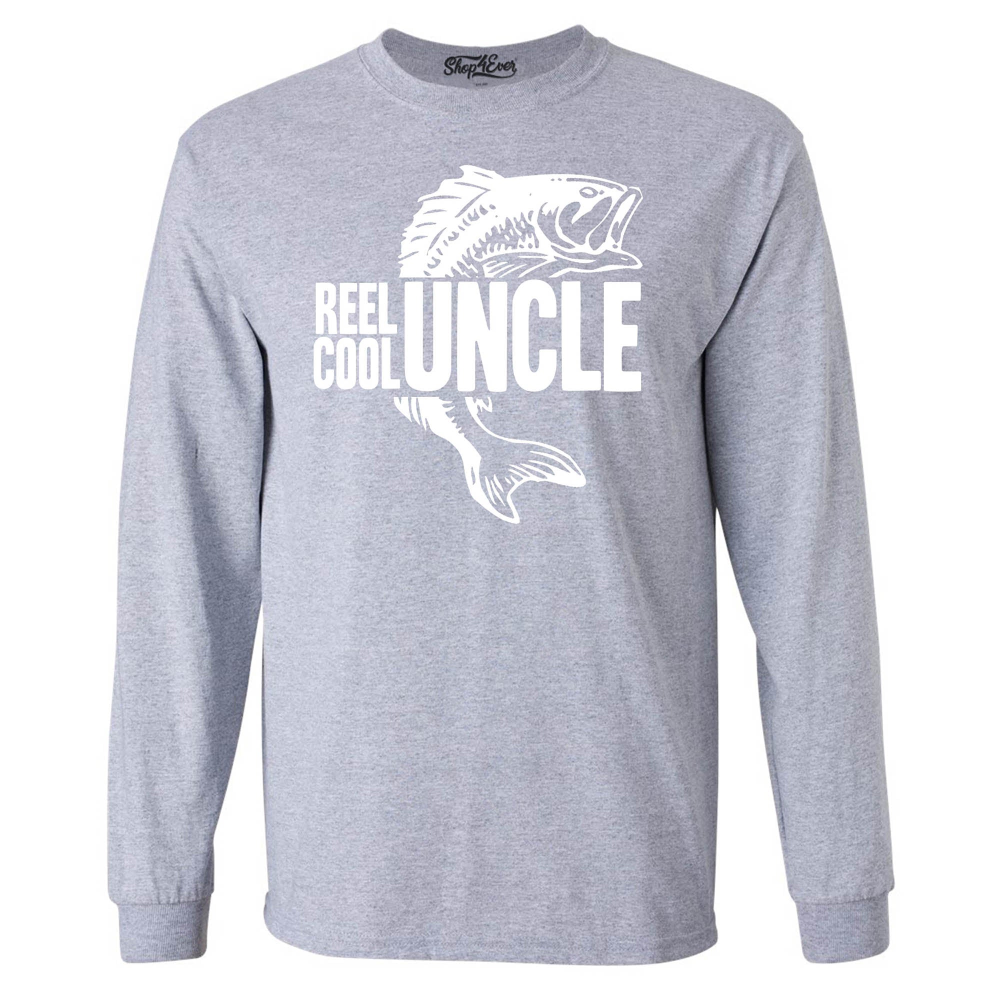 Reel Cool Uncle Fishing Lake Long Sleeve Shirt