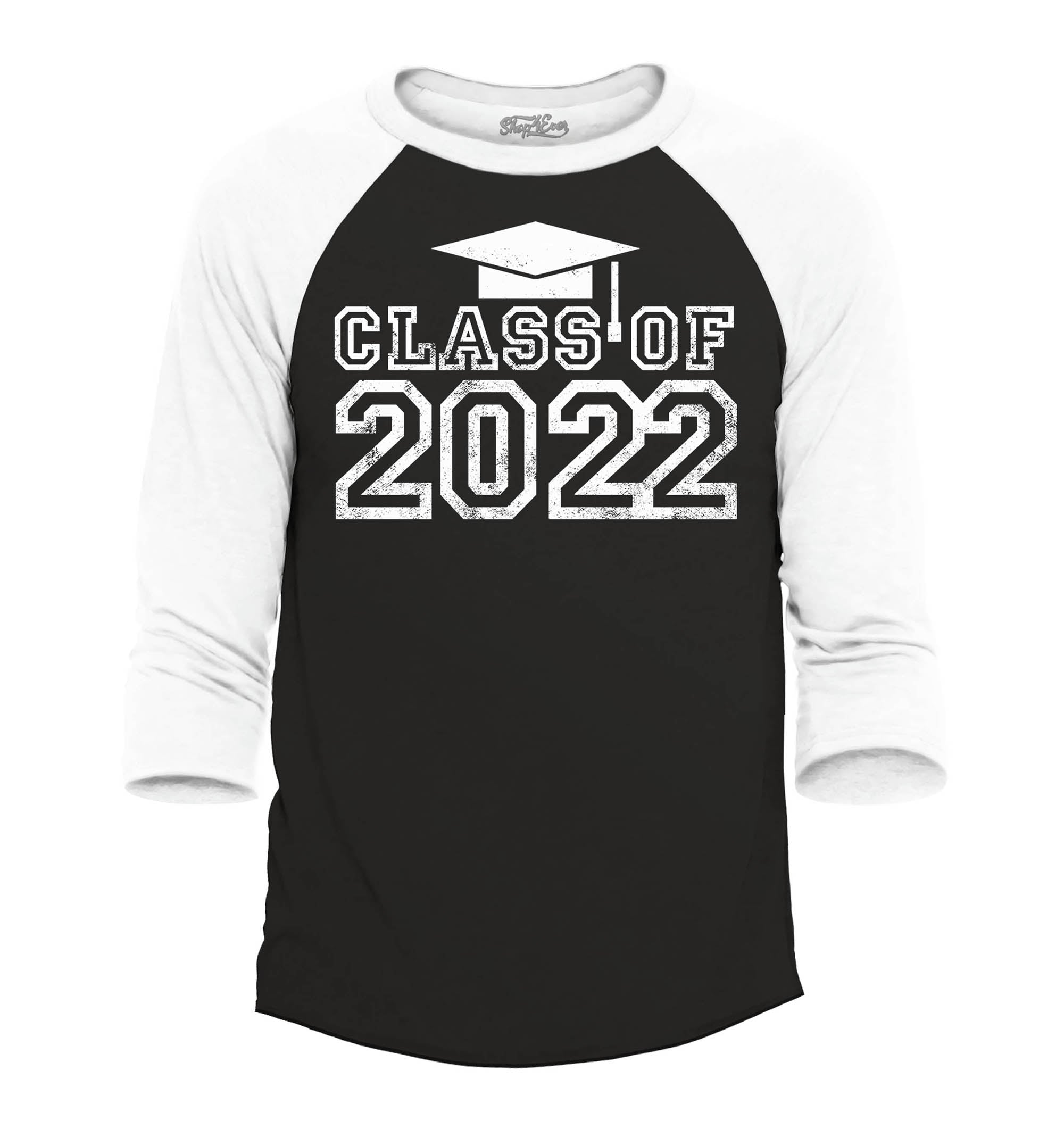Graduation Class of 2022 Grad Raglan Baseball Shirt