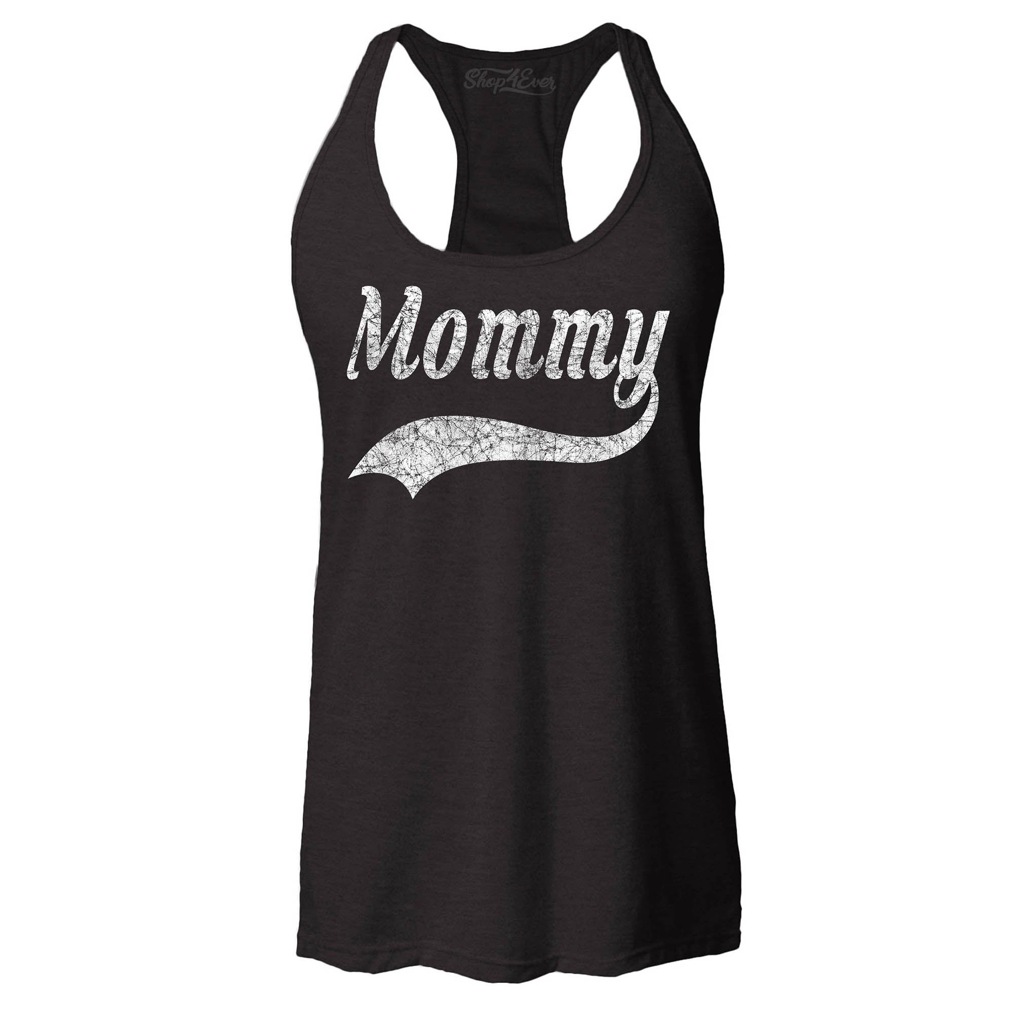 Mommy Classic Baseball Women's Racerback Tank Top