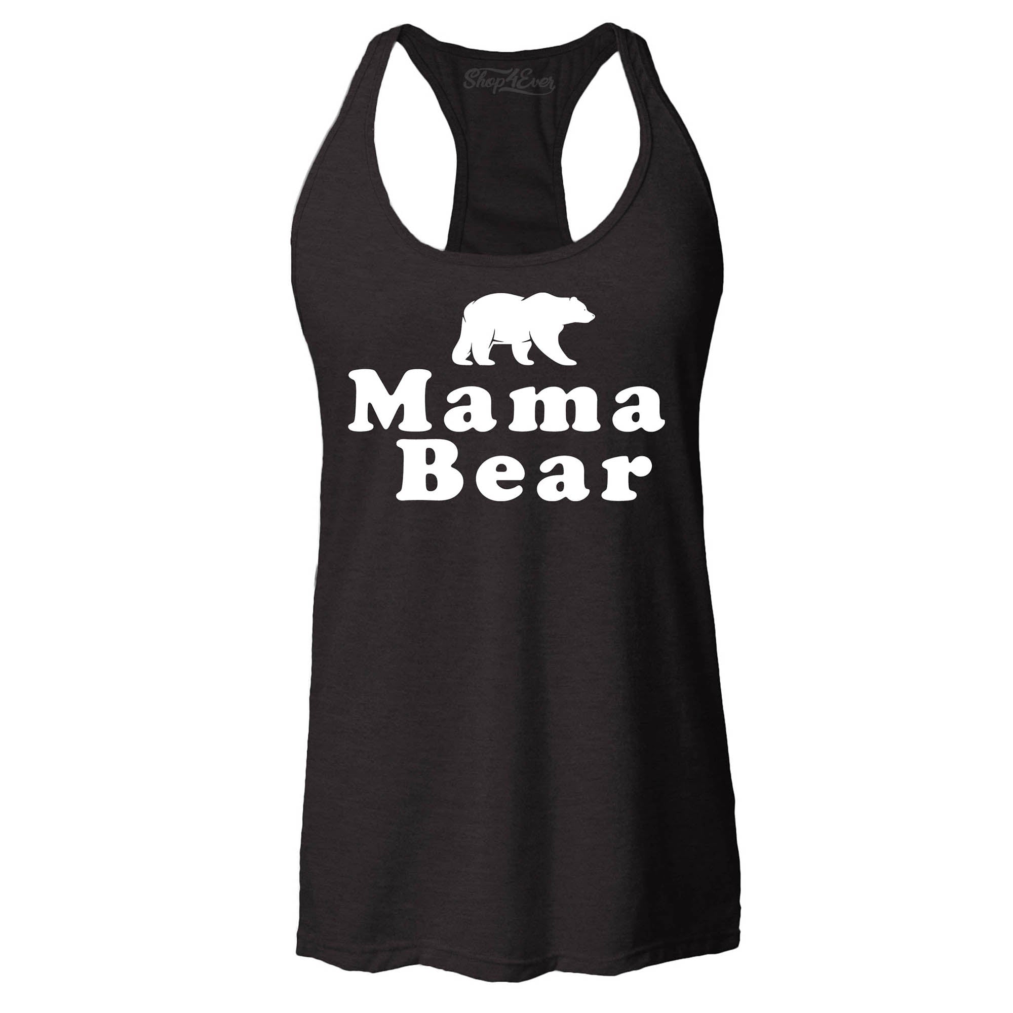 Mama Bear Women's Racerback Tank Top Slim FIT