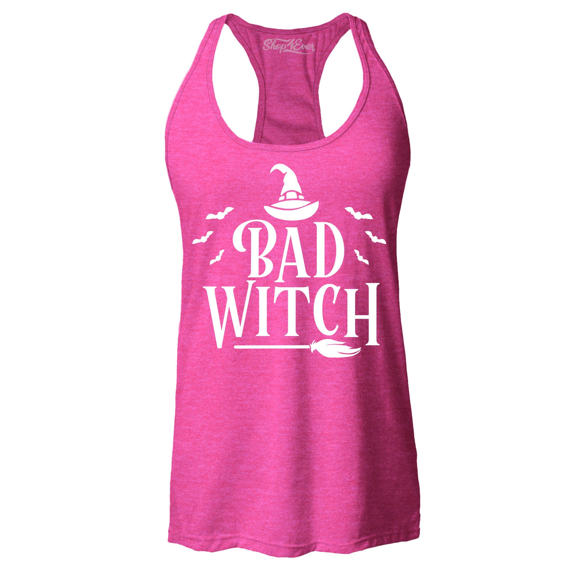 Good Witch ~ Bad Witch Matching Costume Women's Racerback Tank Top Slim Fit