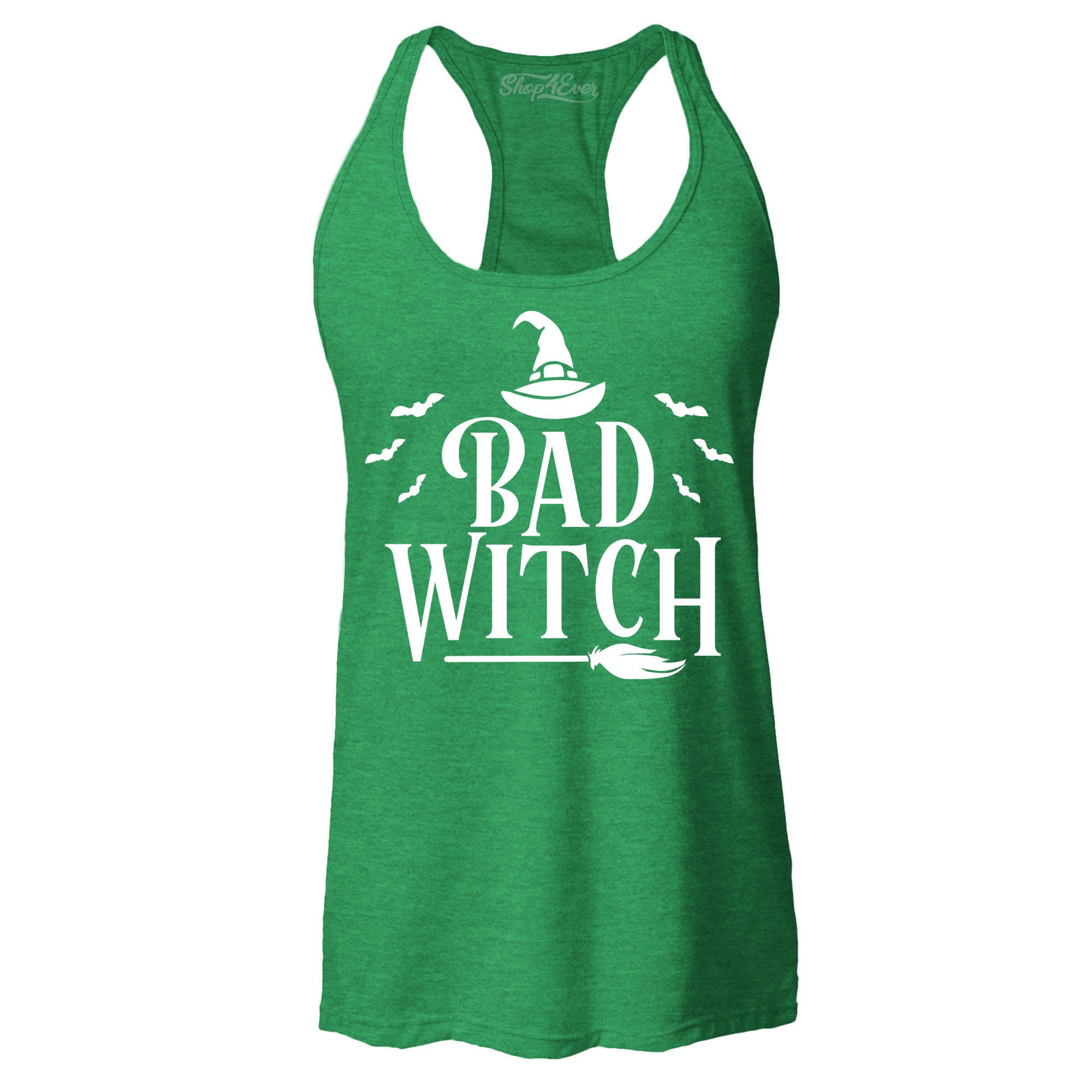 Good Witch ~ Bad Witch Matching Costume Women's Racerback Tank Top Slim Fit