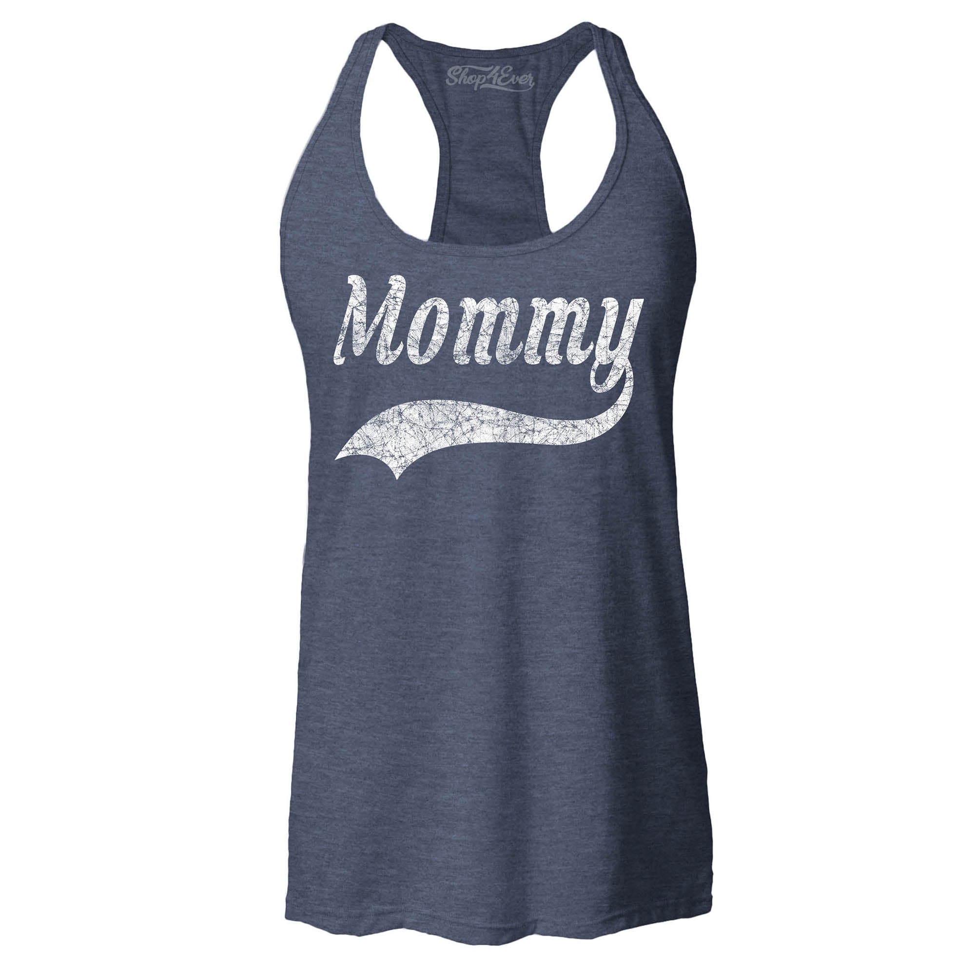 Mommy Classic Baseball Women's Racerback Tank Top