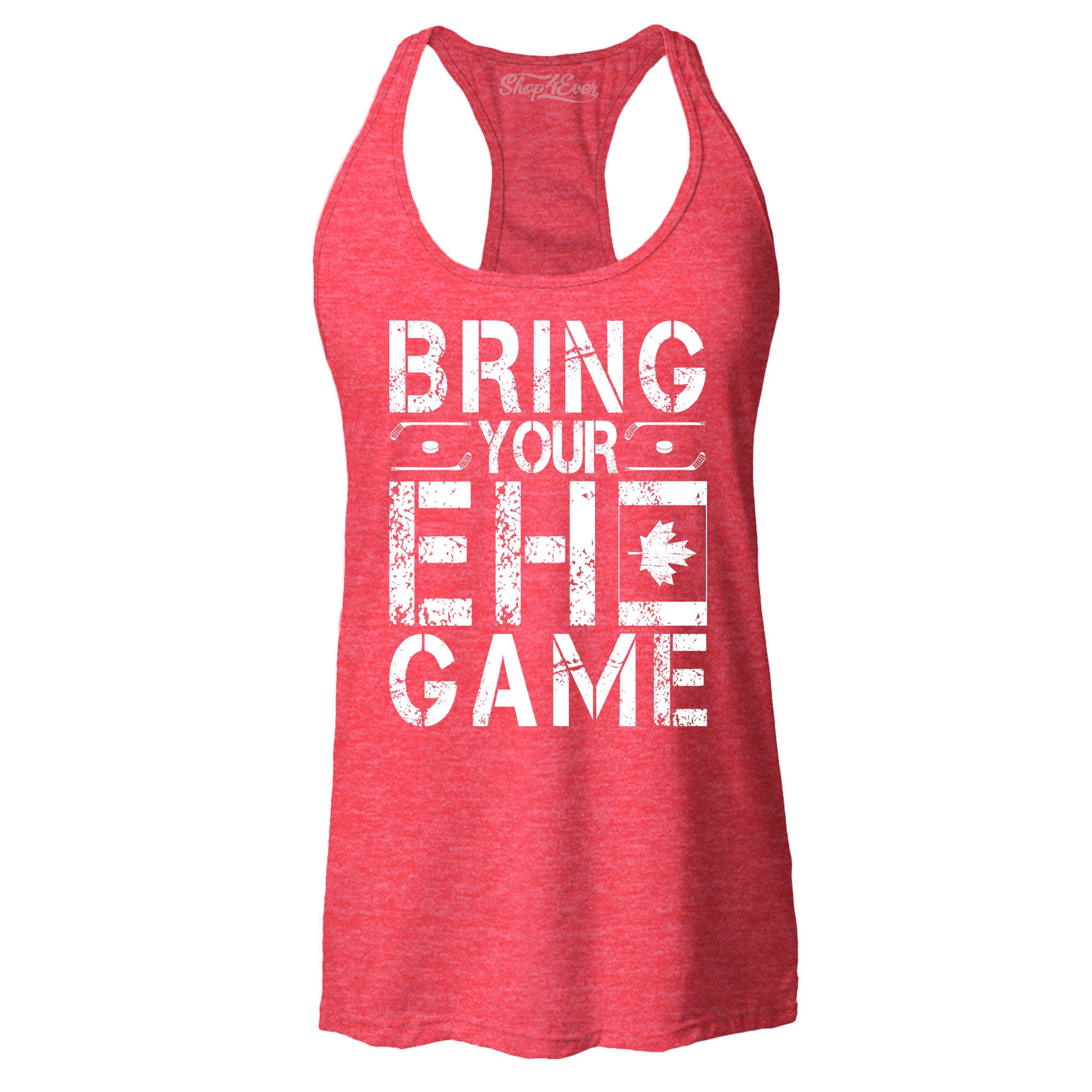 Bring Your EH Game Canada Women's Racerback Tank Top Slim Fit
