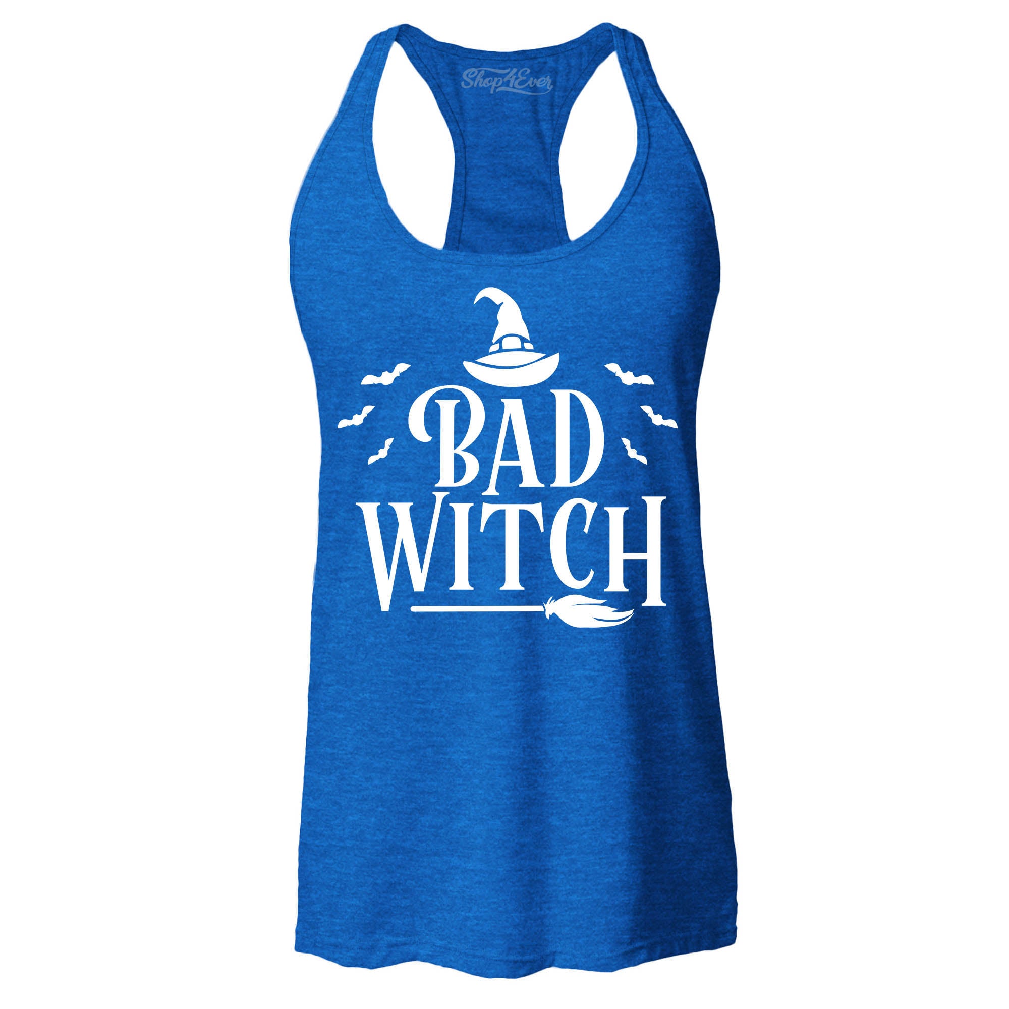 Good Witch ~ Bad Witch Matching Costume Women's Racerback Tank Top Slim Fit