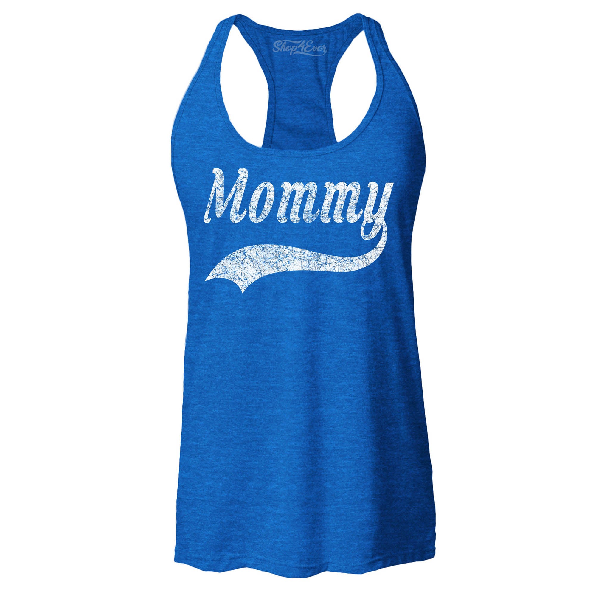 Mommy Classic Baseball Women's Racerback Tank Top