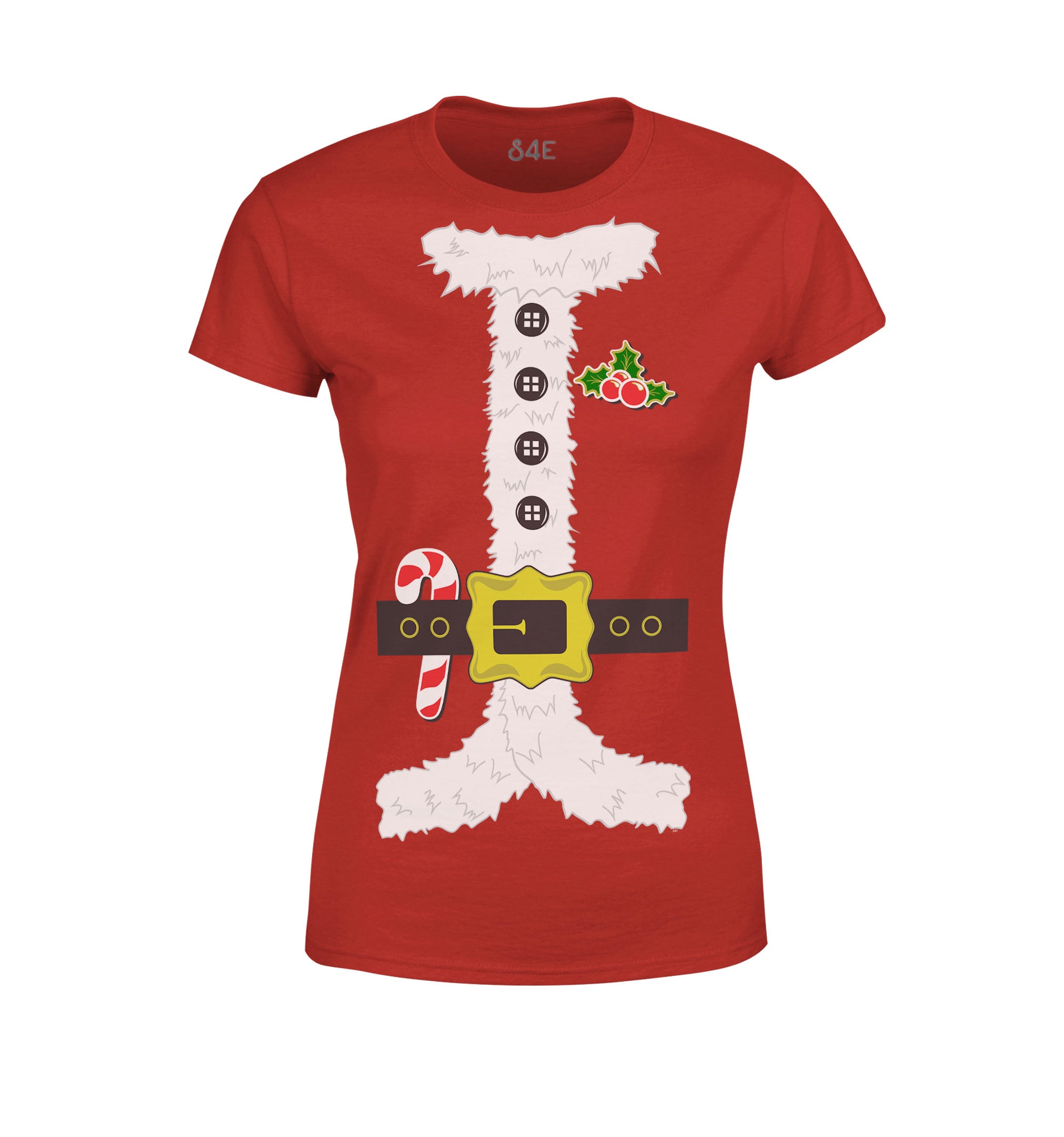 Christmas Santa Claus Costume Women's T-Shirt